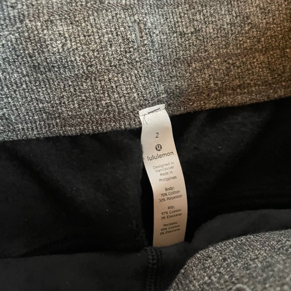 Lululemon gray scuba joggers - Picture 4 of 4